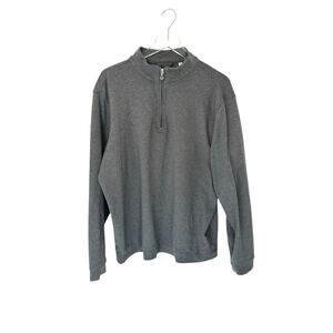 John Ashworth Co. Link Soul Men's Gray Half Zip Golf‎ Pullover Shirt Large